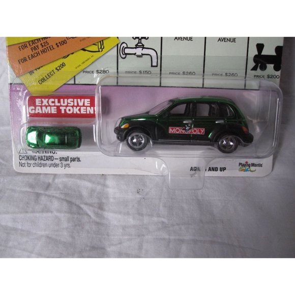 NEW Johnny Lightning Monopoly North Carolina Ave Chrysler PT Cruiser +Game Token - Picture 3 of 3